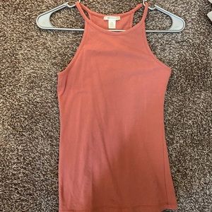 High Neck Spaghetti Strap Tank Top